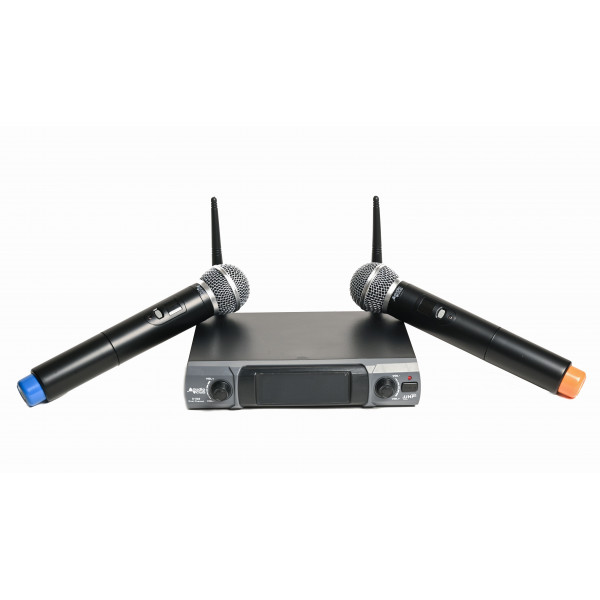 Audio Club Διπλό Ασύρματο Σύστημα Μικροφώνων Χειρός X102