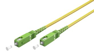 Goobay Καλώδιο Οπτικής FTTH Ίνας Μονής Λειτουργίας OS2 Κίτρινο 10m