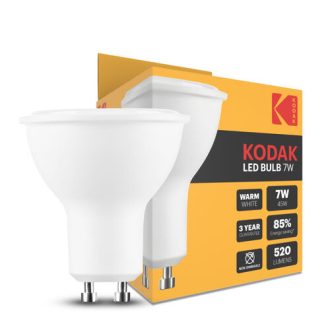KODAK Max LED Spot Λαμπτήρας GU10 7W 100° 2700K 520lm