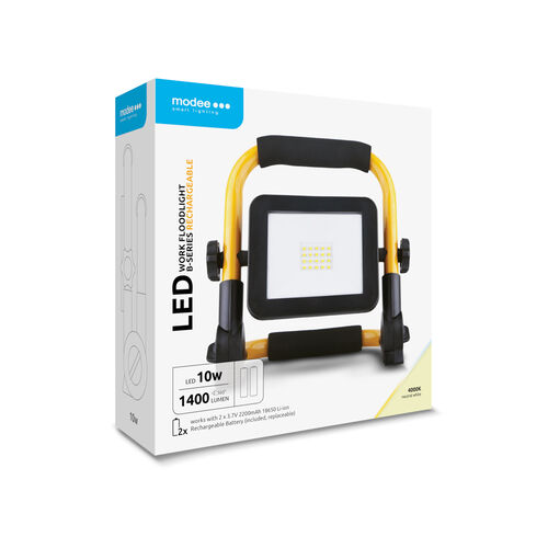 Modee LED Προβολέας Εργασίας 10W 120° 4000K 4400mAh - Image 2