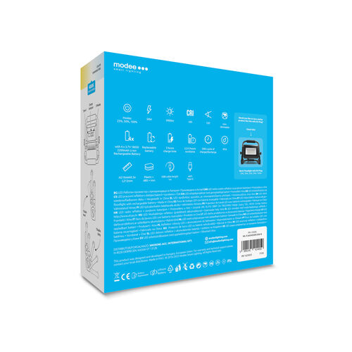 Modee Επαγγελματικός Προβολέας LED Εργασίας 30W 120° 4000K 8800mAh - Image 5