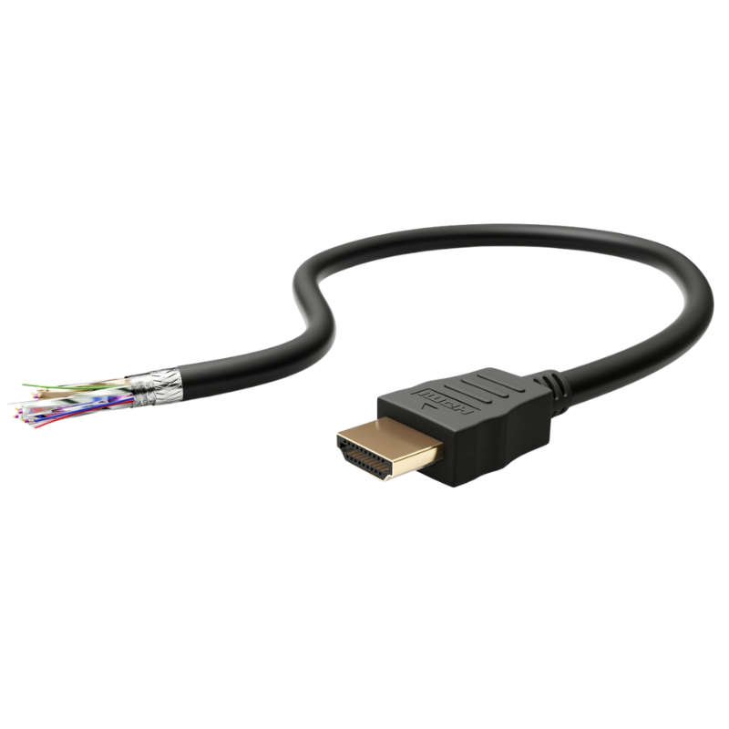 Goobay Καλώδιο HDMI Ethernet Υψηλής Ταχύτητας 4K/60Hz 18Gbit/s Μαύρο 0.5m 80096 - Image 2
