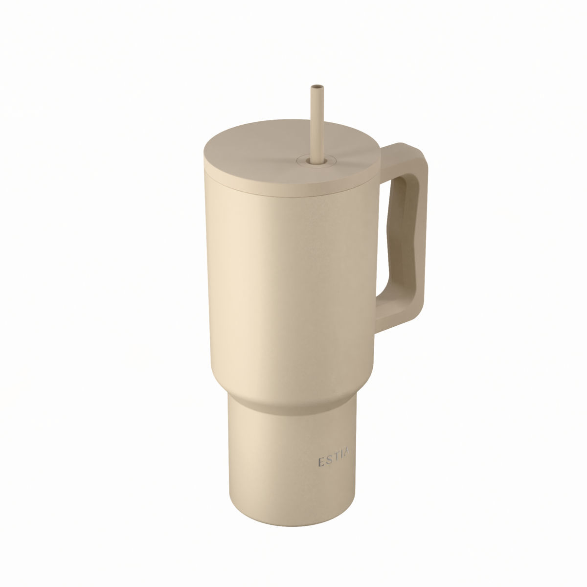 ESTIA ΘΕΡΜΟΣ STRAW TUMBLER XL SAVE THE AEGEAN 900ml DUNE - Image 2