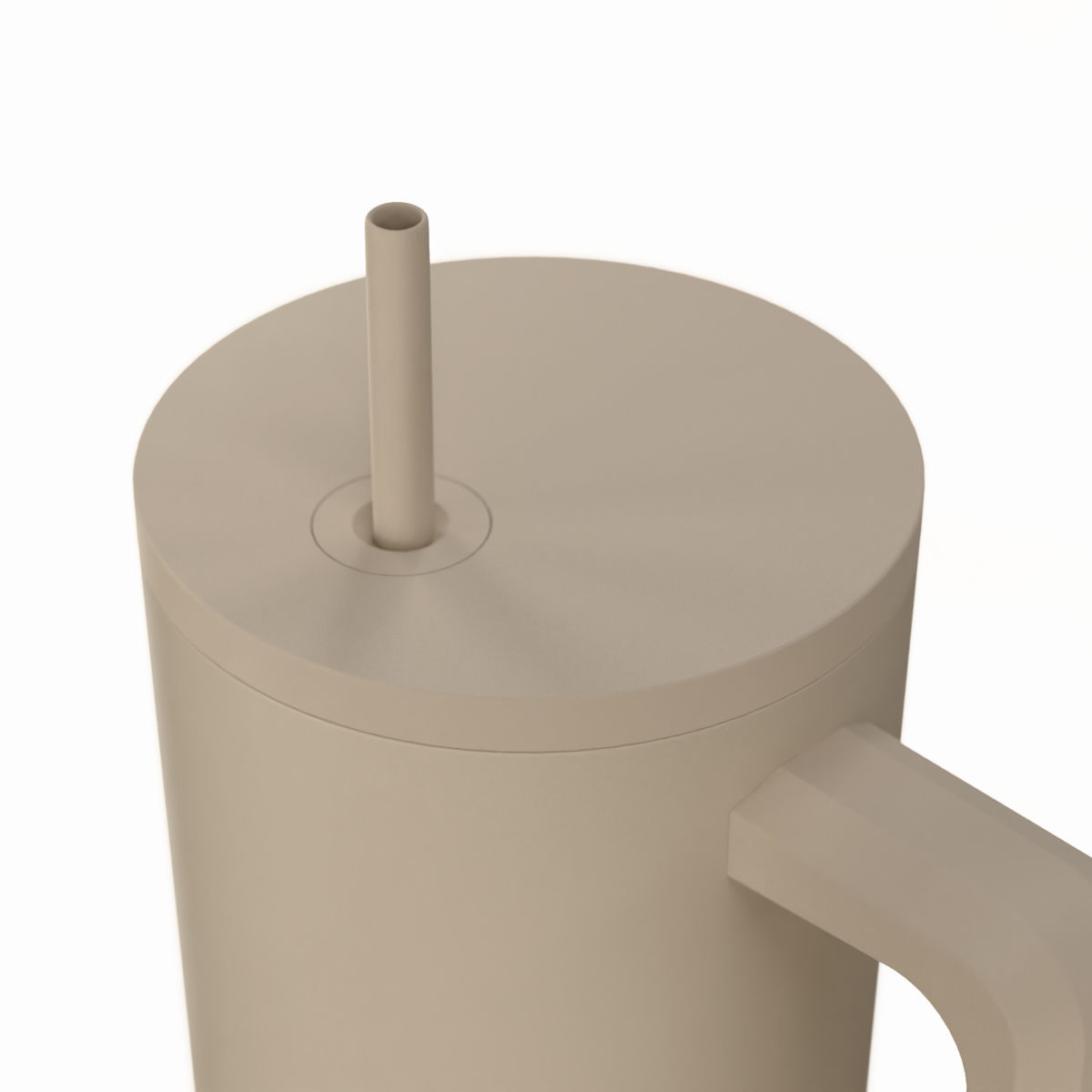 ESTIA ΘΕΡΜΟΣ STRAW TUMBLER XL SAVE THE AEGEAN 900ml DUNE - Image 3