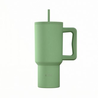 ESTIA ΘΕΡΜΟΣ STRAW TUMBLER XL SAVE THE AEGEAN 900ml PINE