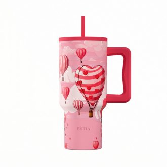 ESTIA ΘΕΡΜΟΣ STRAW TUMBLER XL SAVE THE AEGEAN 900ml LOVE ASCEND