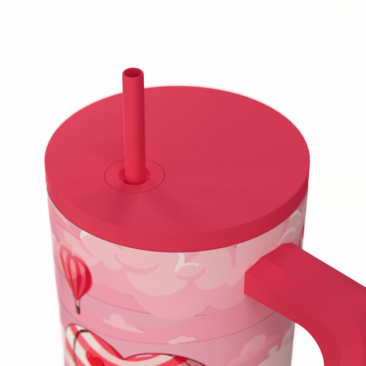 ESTIA ΘΕΡΜΟΣ STRAW TUMBLER XL SAVE THE AEGEAN 900ml LOVE ASCEND - Image 3