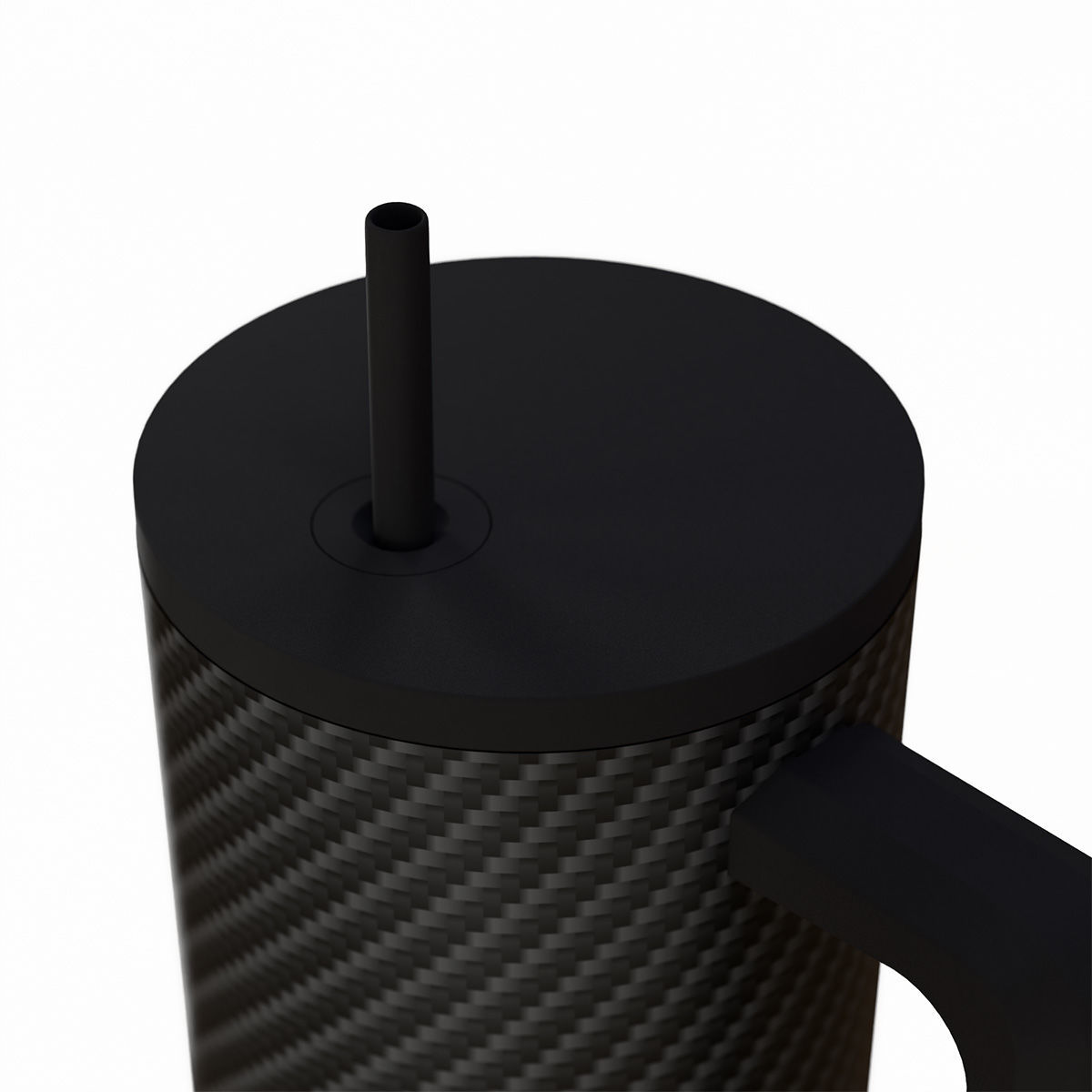ESTIA ΘΕΡΜΟΣ STRAW TUMBLER XL SAVE THE AEGEAN 900ml CARBON FIBRE - Image 3
