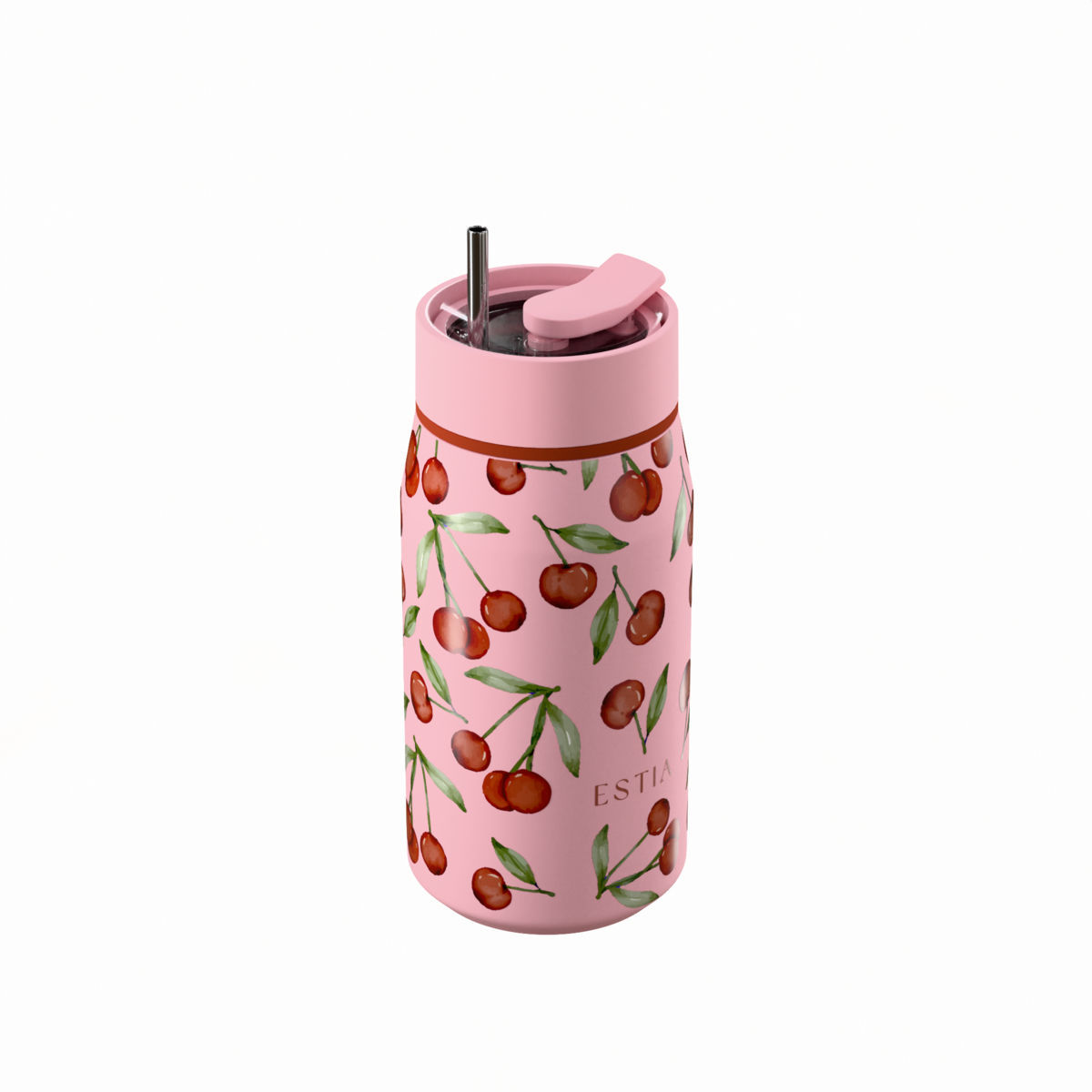 ESTIA ΘΕΡΜΟΣ LENS SAVE THE AEGEAN 360ml CHERRY ROSE - Image 2