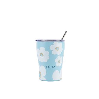 ESTIA ΘΕΡΜΟΣ COFFEE MUG SAVE THE AEGEAN 350ml BLUE DAISY