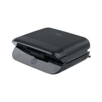 ESTIA ΤΟΣΤΙΕΡΑ BLACK & INOX 2 ΘΕΣΕΩΝ 800W ΜΕ ΑΠΟΣΠΩΜΕΝΕΣ ΑΝΤΙΚΟΛΛΗΤΙΚΕΣ ΠΛΑΚΕΣ
