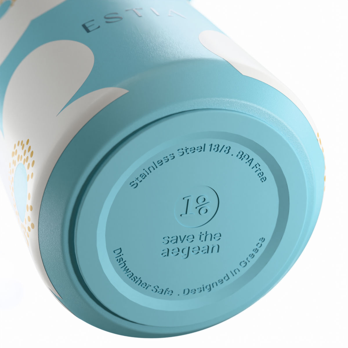 ESTIA ΘΕΡΜΟΣ PULSE SAVE THE AEGEAN 500ml BLUE DAISY - Image 3
