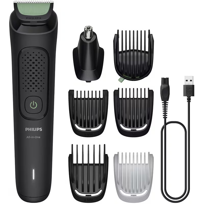 Philips Series 3000 7-in-1 Σετ Επαναφορτιζόμενης Κουρευτικής Μηχανής