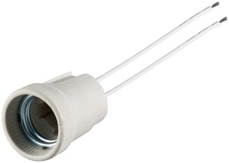 Goobay Ντουί Λάμπας E27 με Διπλό Καλώδιο 9182 Max 100W 0.15m