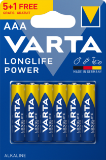 Varta Longlife Power Αλκαλικές Μπαταρίες LR3 AAA 6 τμχ