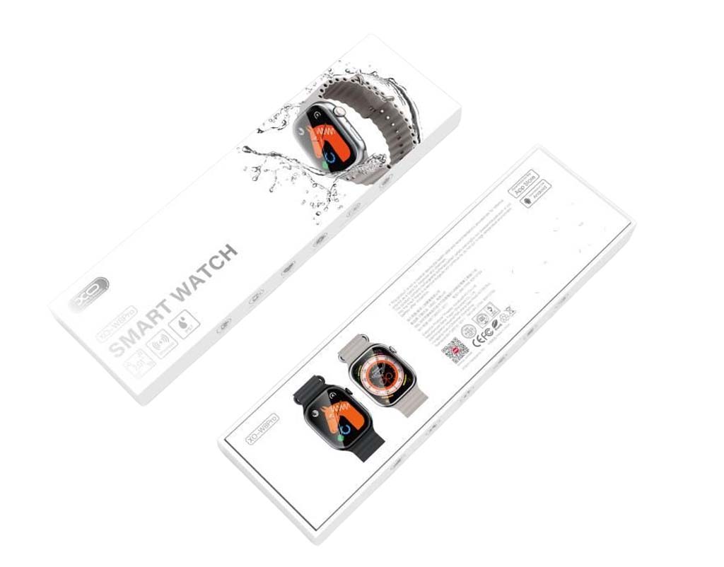 XO W8 PRO Αθλητικό Smartwatch με Ασύρματη Φόρτιση Μαύρο - Image 2