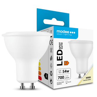 Modee Lighting LED Spot Λαμπτήρας 7W GU10 4000K ERP
