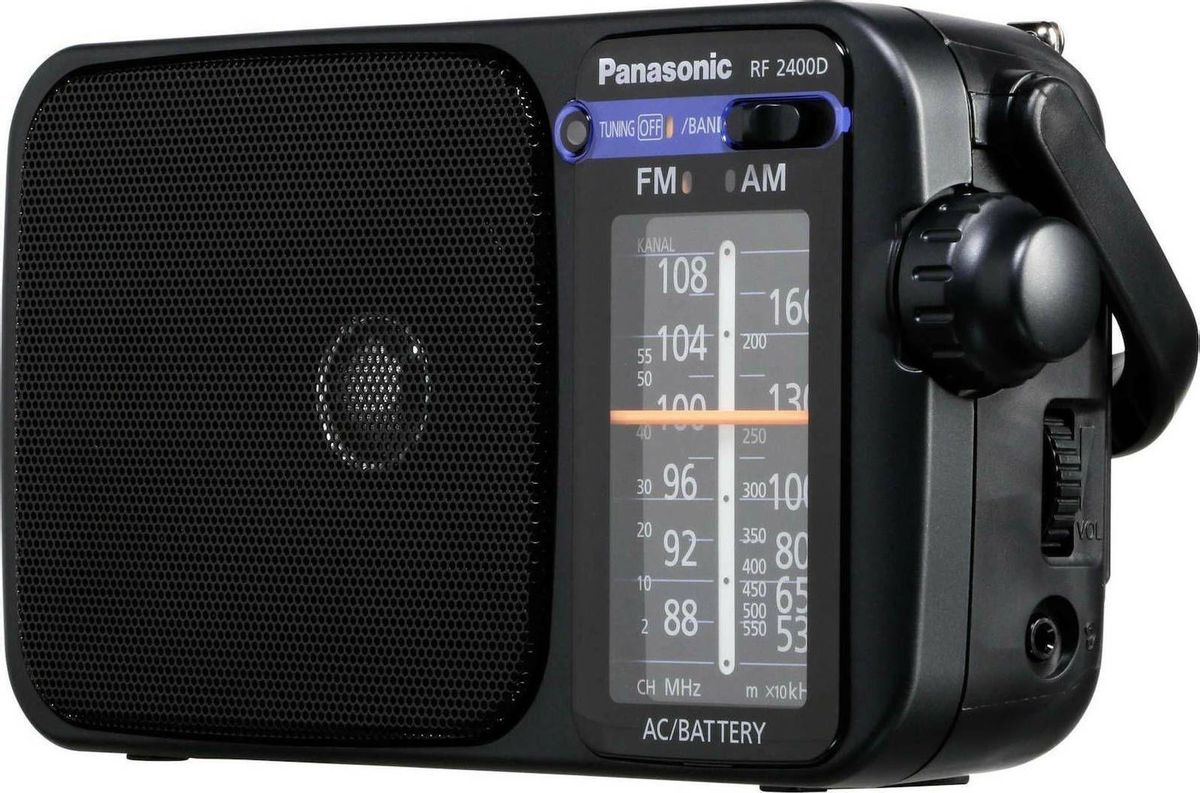 Panasonic RF-2400DEG-K Φορητό Ραδιόφωνο Ρεύματος / Μπαταρίας Μαύρο - Image 2