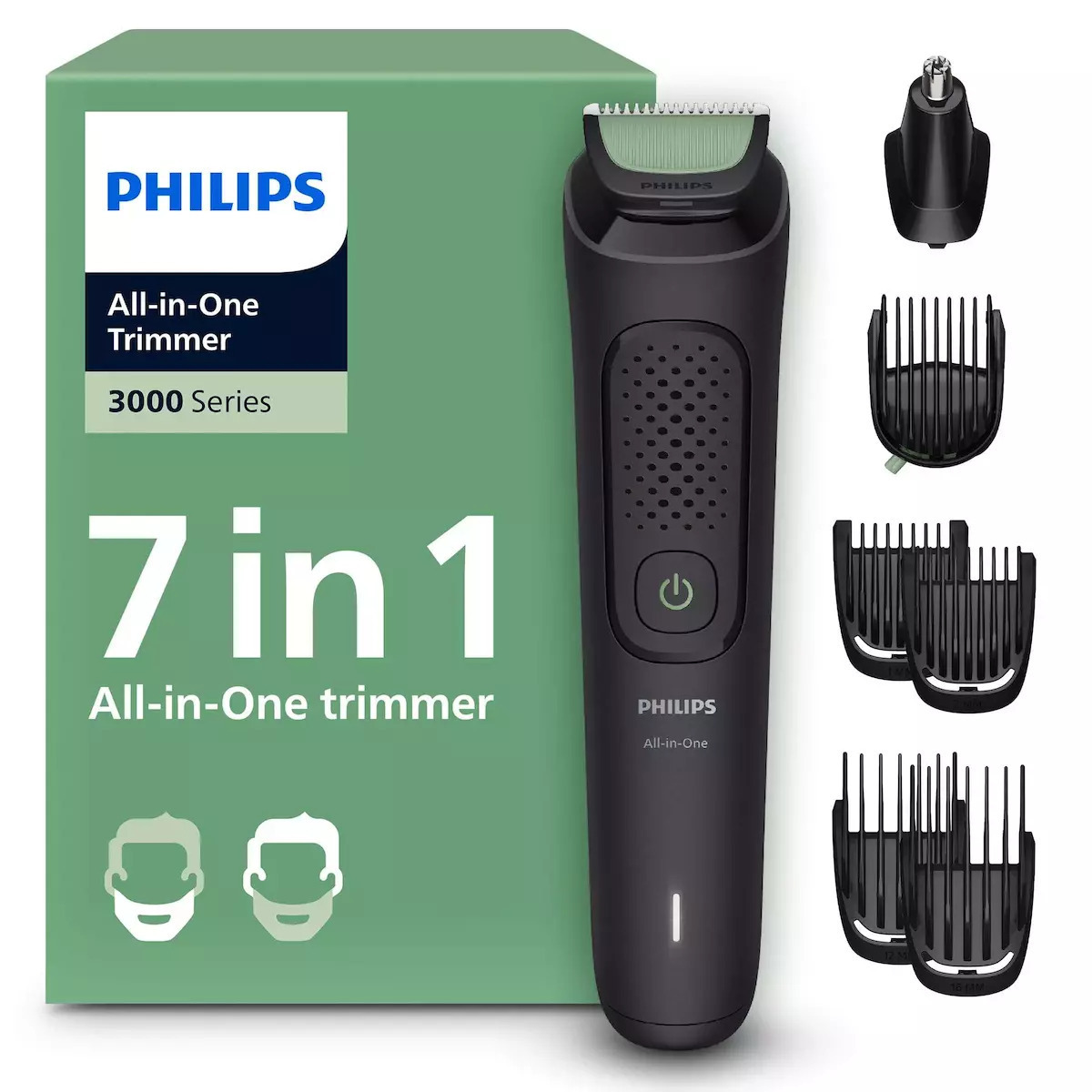 Philips Series 3000 7-in-1 Σετ Επαναφορτιζόμενης Κουρευτικής Μηχανής - Image 2