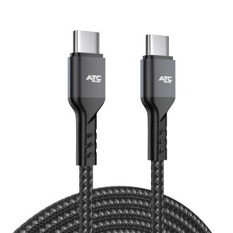 ATC-C7 Καλώδιο Φόρτισης & Συγχρονισμού Type-C σε Type-C 60W 2m