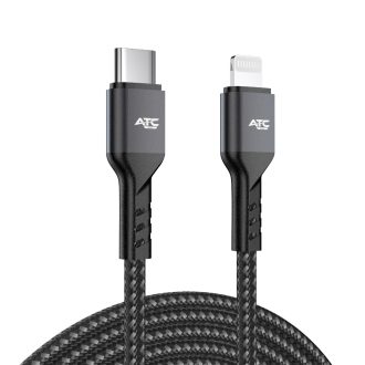 ATC-C9 Καλώδιο Φόρτισης & Συγχρονισμού Type-C σε Lightning 20W 2m