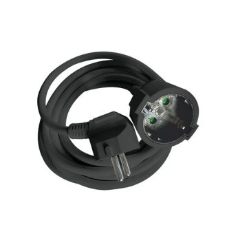 Technik Μπαλαντέζα 1 Θέσης 3×1,5 mm² 16A Μαύρο 2m