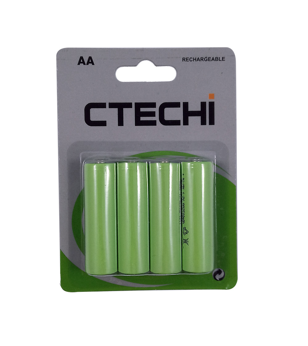 0217 ΑΑ NiMH 2500mAh (4αδα blister) - Image 2