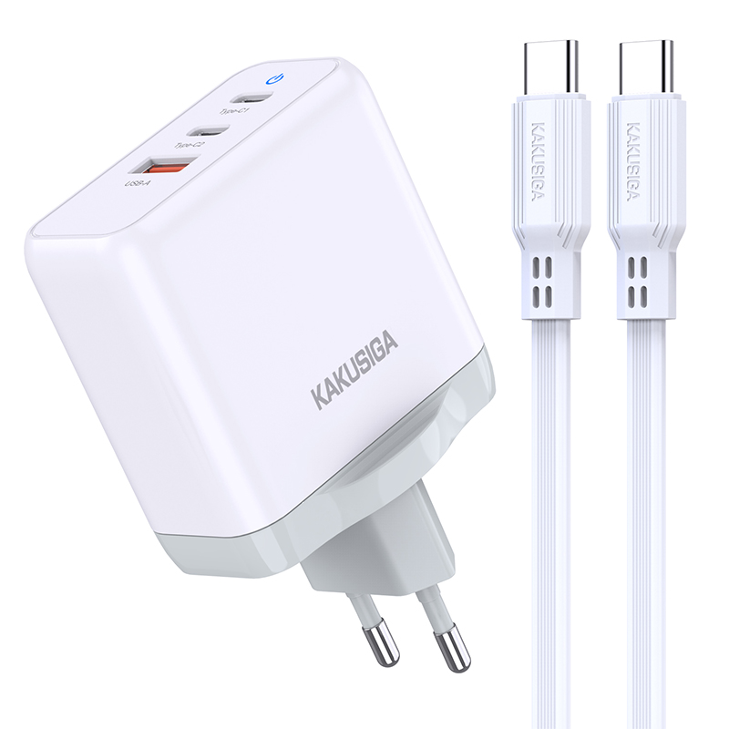 KSC-933/WHITE/TC ΦΟΡΤΙΣΤΗΣ USB ΣΕ 2 TYPE-C 65W