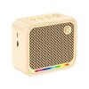 KSC-1007/OFFWHITE  ΦΟΡΗΤΟ BLUETOOTH ΗΧΕΙΟ ΜΠΕΖ