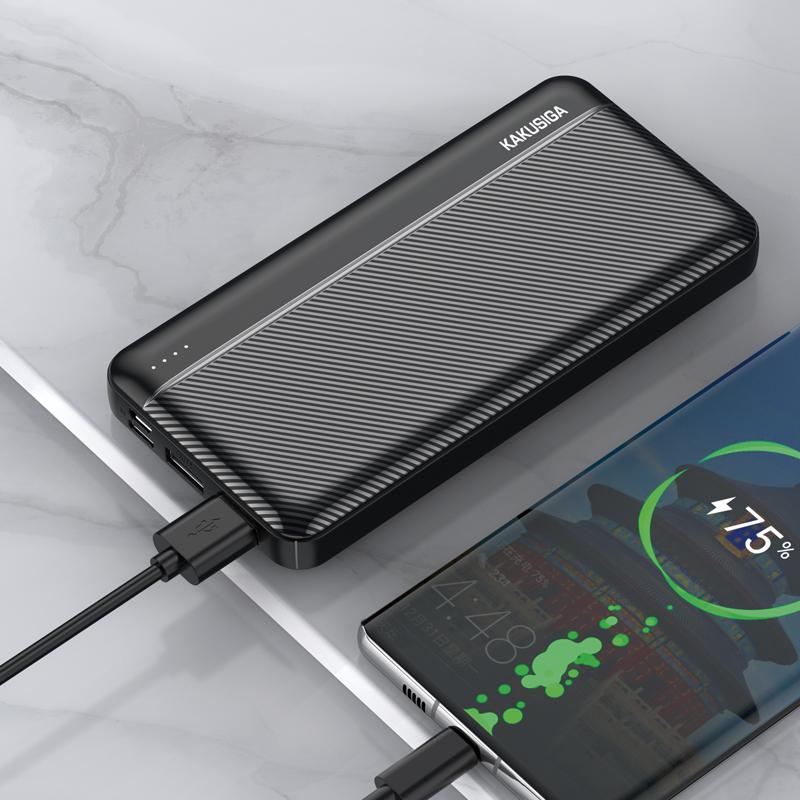 KSC-1084/BLACK POWERBANK 10.000mAh ΜΑΥΡΟ - Image 2