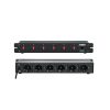M-110-1 ΠΟΛΥΠΡΙΖΟ RACK 19'' 1U 6 ΘΕΣΕΩΝ ΜΕ ΠΡΟΣΤΑΣΙΑ