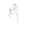 KSC-1236/WHITE   ΛΕΥΚΟΣ ΦΟΡΤΙΣΤΗΣ ΜΕ ΚΑΛΩΔΙΟ  TypeC 1m