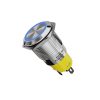 FLM16-FJ-E-BLUE   ΔΙΑΚΟΠΤΗΣ Φ16mm 12V με ΜΠΛΕ ΦΩΤΙΣΜΟ