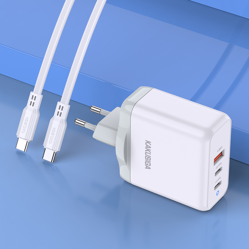 KSC-933/WHITE/TC ΦΟΡΤΙΣΤΗΣ USB ΣΕ 2 TYPE-C 65W - Image 2