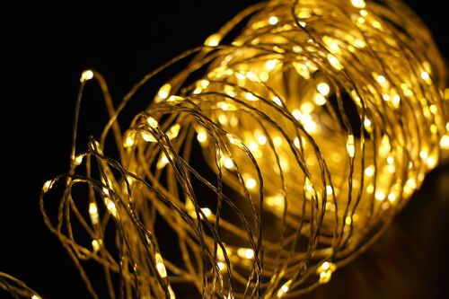 Modee Lighting LED Σχοινί Χάλκινο με Αντάπτορα (100LED/10m/10cm) ζεστό - Image 2