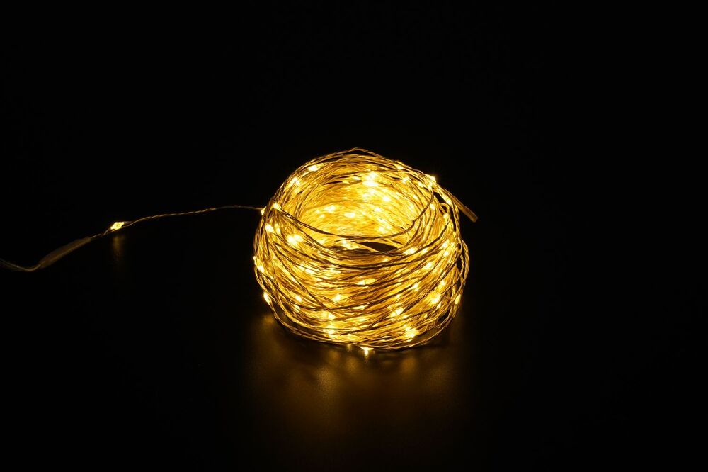 Modee Lighting LED Σχοινί Χάλκινο με Αντάπτορα (100LED/10m/10cm) ζεστό - Image 3