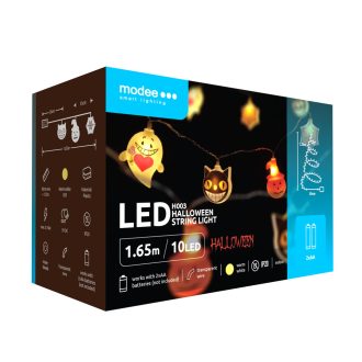 Διακοσμητική Γιρλάντα LED Modee Halloween με Μοτίβο Τεράτων (165cm/15cm) – Θερμό Λευκό Φως