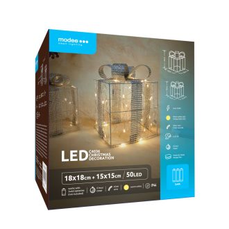 Modee Χριστουγεννιάτικη διακόσμηση LED με μπαταρία C4036 (50 LED) Ζεστό λευκό