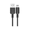 KSC-716/BLACK/LT  ΜΑΥΡΟ ΚΑΛΩΔΙΟ LIGHTNING (2m)