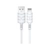 KSC-716/WHITE/LT   ΛΕΥΚΟ ΚΑΛΩΔΙΟ LIGHTNING (2m)