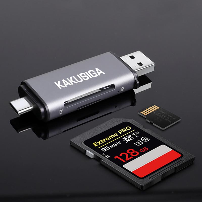 KSC-902/GRAY USB 3.0 TYPE-C CARD READER ΓΚΡΙ - Image 2