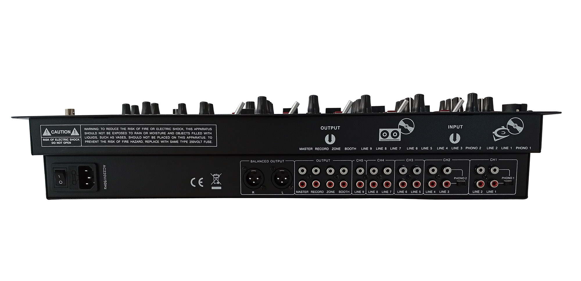 DJ-1001UFB DJ ΜΙΚΤΗΣ 5 ΚΑΝΑΛΙΩΝ - Image 3