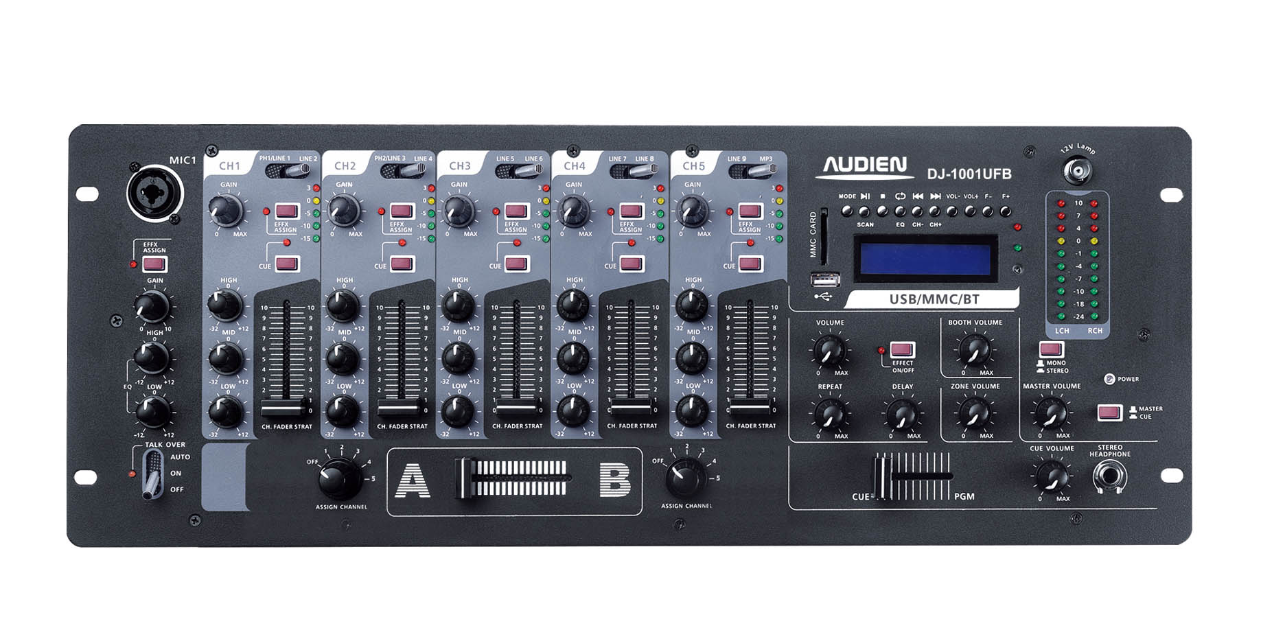 DJ-1001UFB DJ ΜΙΚΤΗΣ 5 ΚΑΝΑΛΙΩΝ - Image 2