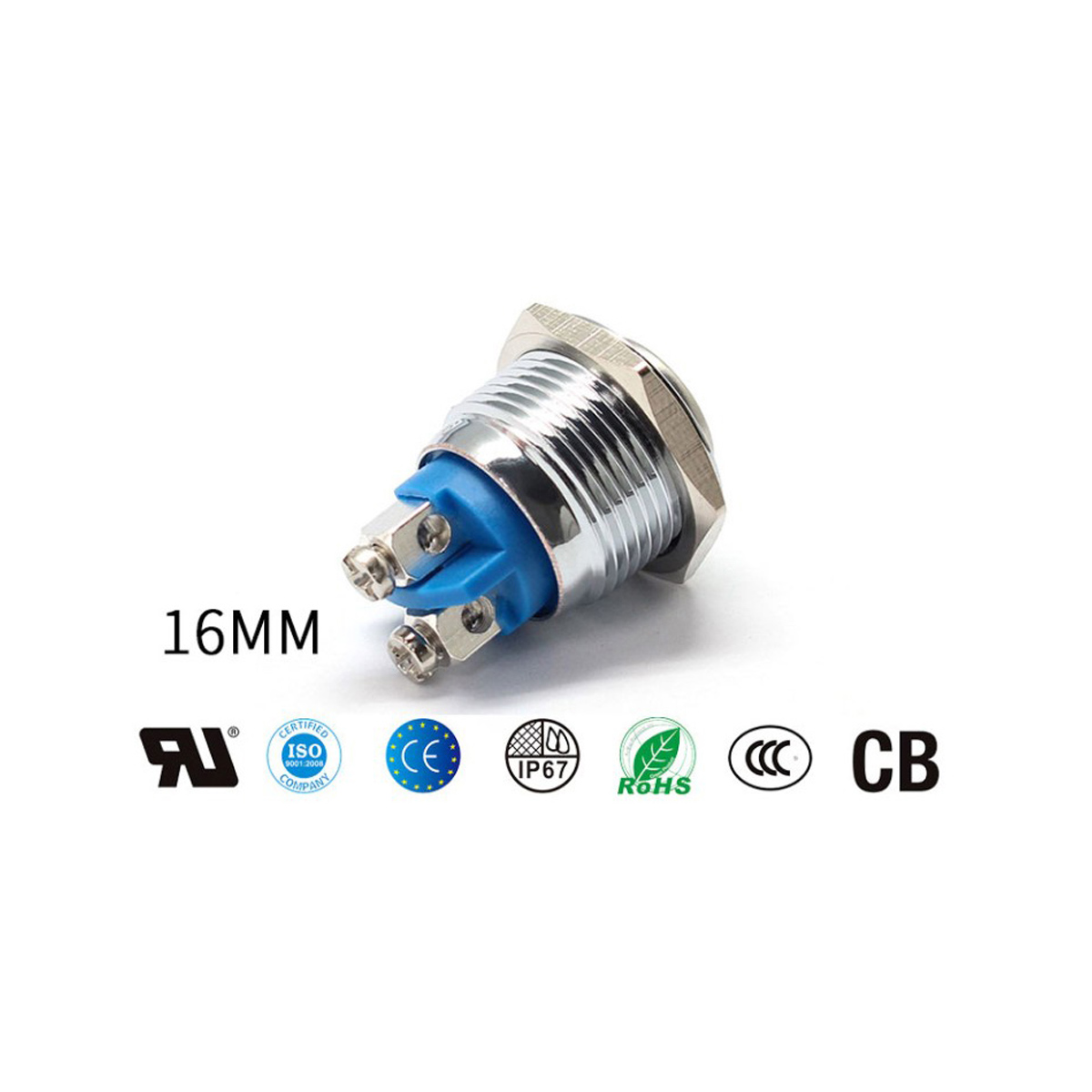 FLM16-10HSM ΜΠΟΥΤΟΝ Φ16mm - Image 2