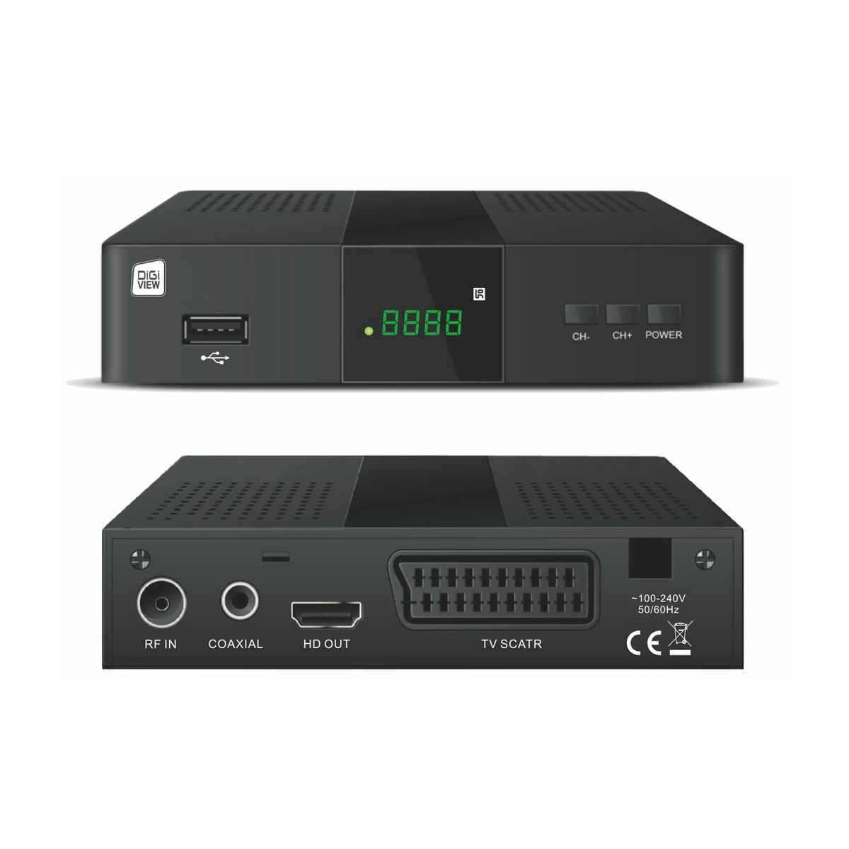 BHT1402 ΕΠΙΓΕΙΟΣ ΨΗΦΙΑΚΟΣ ΔΕΚΤΗΣ T2 H265 - Image 2