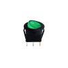 FL3-KCD1-101-3/R/250V/GREEN Διακόπτης rocker φωτιζόμενος πράσινος