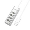 KSC-383/SILVER 4ΘΥΡΕΣ USB SPLITTER (USB 2.0)