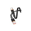 KSC-999/Β ΚΑΛΩΔΙΟ USB ΣΕ TYPE C 1M  PD3OW (ΜΑΥΡΟ ΧΡΩΜΑ)