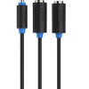 PB107-0030 PROLINK JACK 3.5mm ΑΡΣ - 2xJACK 3.5mm ΘΗΛ - 0