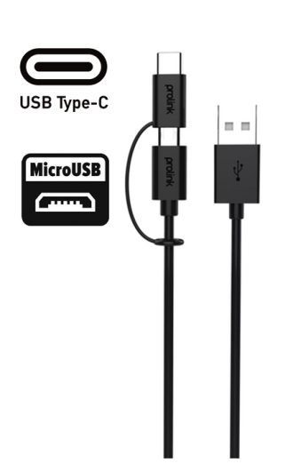 PB496-0100 PROLINK USB 2.0 A - micro USB+TYPE C - 1